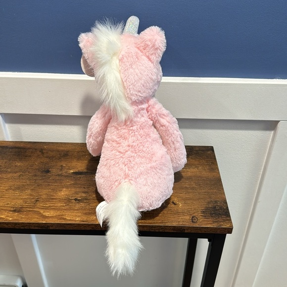 plush pink Unicorn YuMe stuffed animal soft ribbed only at Target - Picture 4 of 9